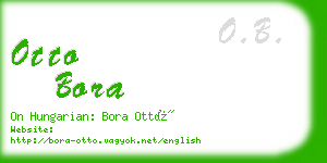 otto bora business card